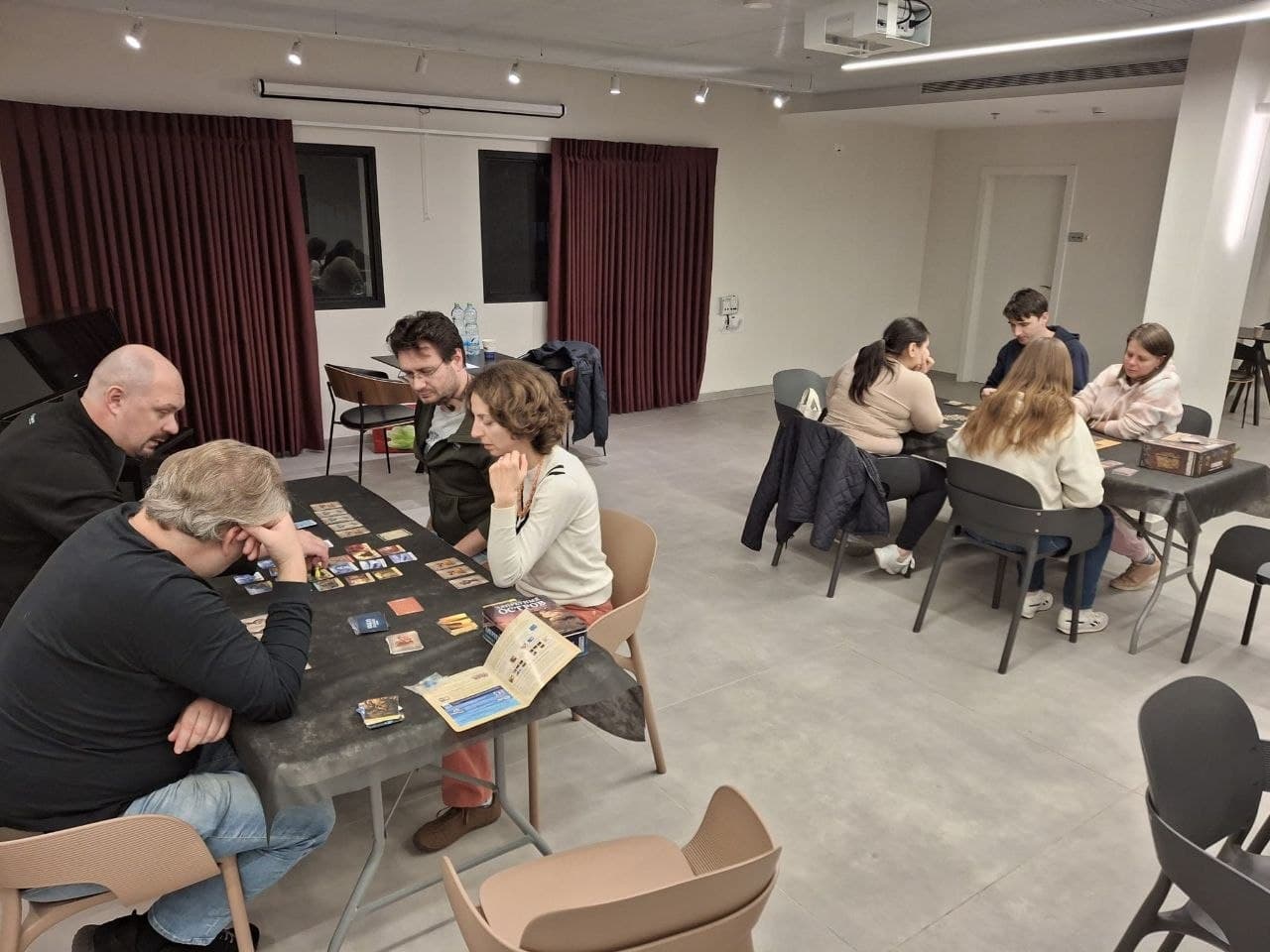 Game night at the Portal to the World of Games club